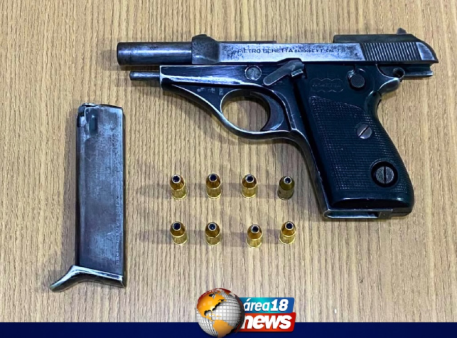 FORÇA TÁTICA PRENDE MULHER POR POSSE ILEGAL DE ARMA DE FOGO EM ANDRADINA