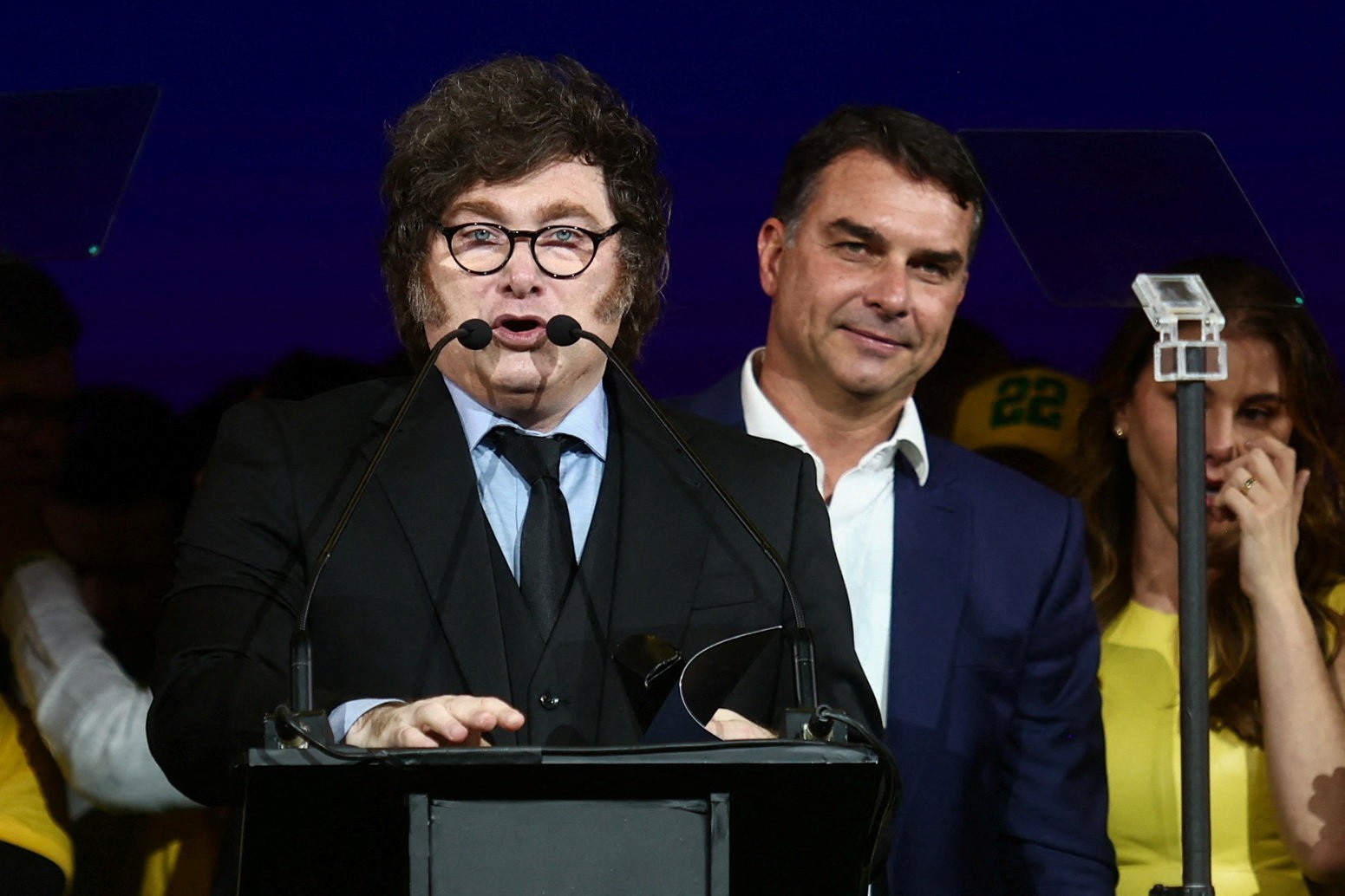Milei faz discurso contra 'socialismo' e reclama de não poder visitar Bolsonaro durante participação em convenção do PL