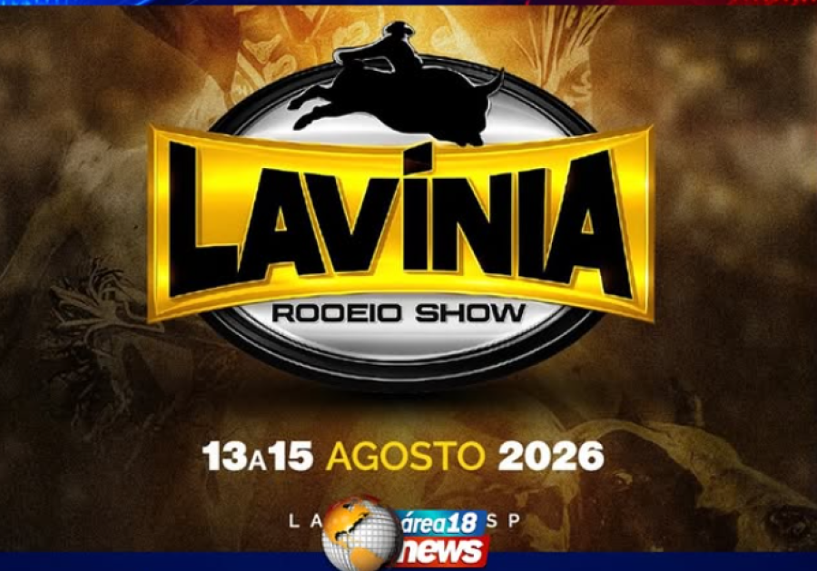  LAVÍNIA ANUNCIA A FESTA DO PEÃO 2026 COM TRÊS GRANDES SHOWS