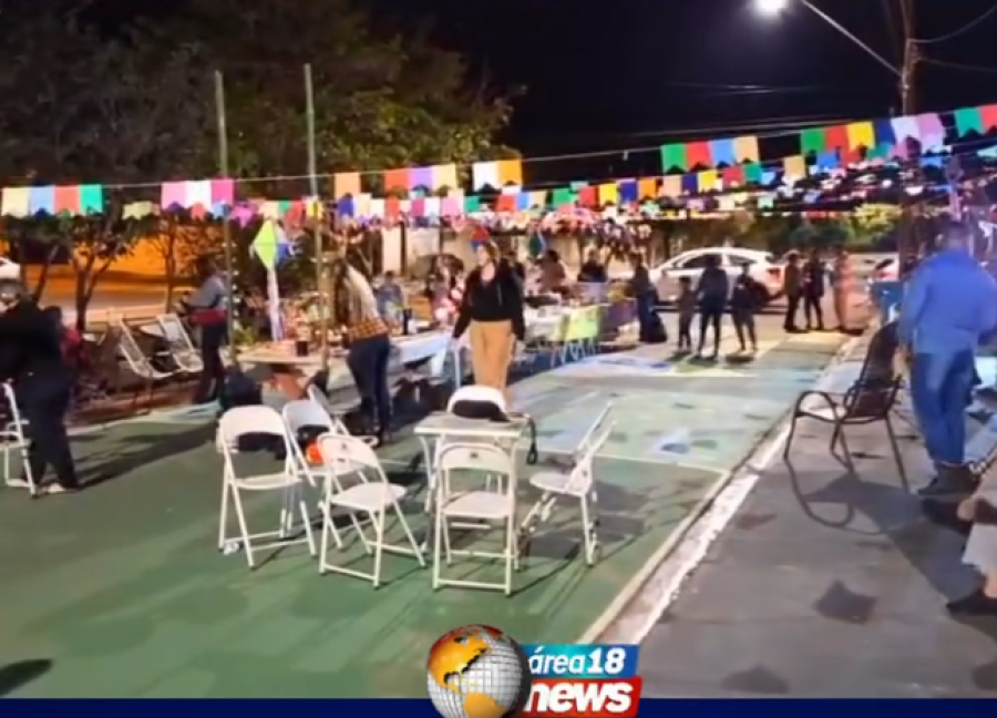 FESTA JULINA REÚNE MORADORES NA AVENIDA IPÊ EM CLIMA DE UNIÃO E ALEGRIA EM MIRANDÓPOLIS