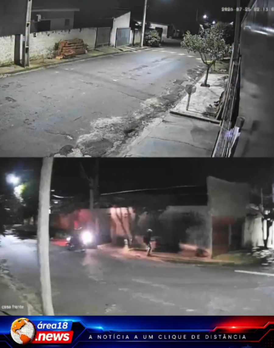 VÍDEO MOSTRA TIROTEIO COM 26 DISPAROS E ASSUSTA MORADORES DO BAIRRO BARBAROTTO, EM ANDRADINA