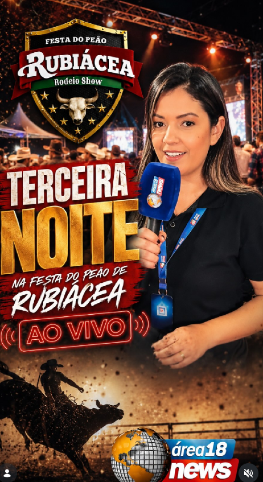 TERCEIRA NOITE DA FESTA DO PEÃO DE RUBIÁCEA REÚNE GRANDE PÚBLICO E SHOW DE MAYCK & LYAN