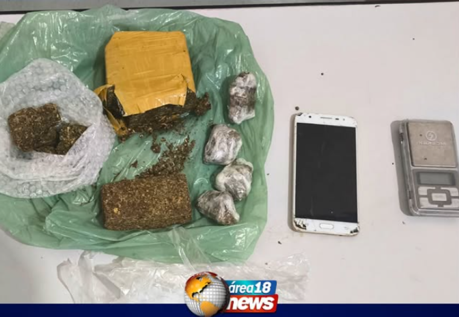 POLÍCIA MILITAR PRENDE HOMEM POR TRÁFICO DE DROGAS EM AVANHANDAVA