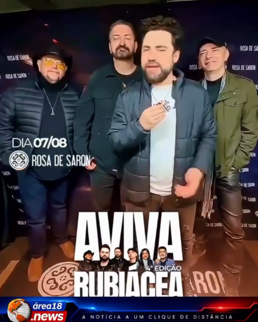 ROSA DE SARON CONFIRMA PRESENÇA NO AVIVA RUBIÁCEA 2026 EM VÍDEO ESPECIAL PARA O PÚBLICO
