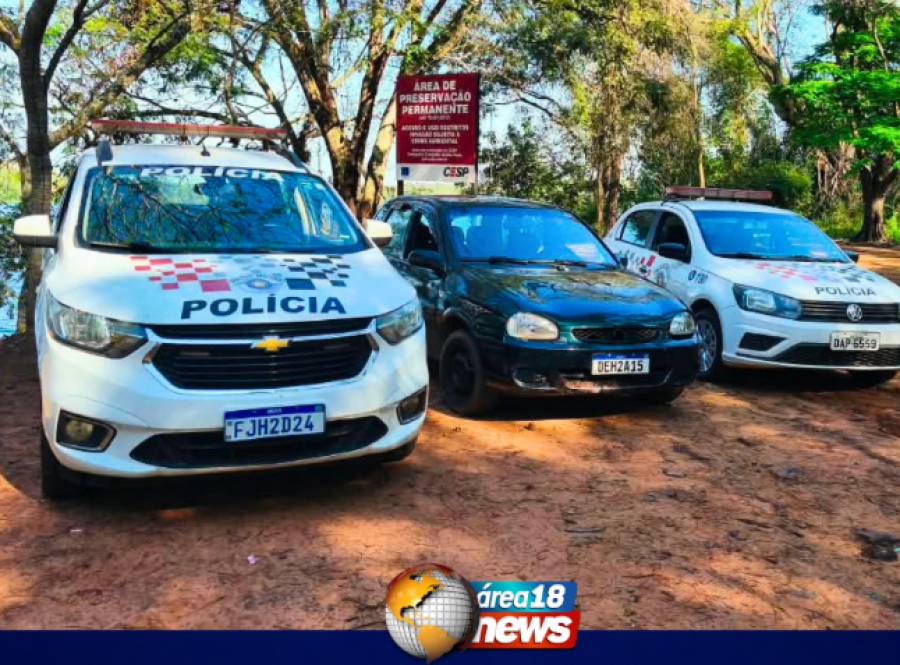 PM RECUPERA CARRO FURTADO E PRENDE SUSPEITO EM CASTILHO