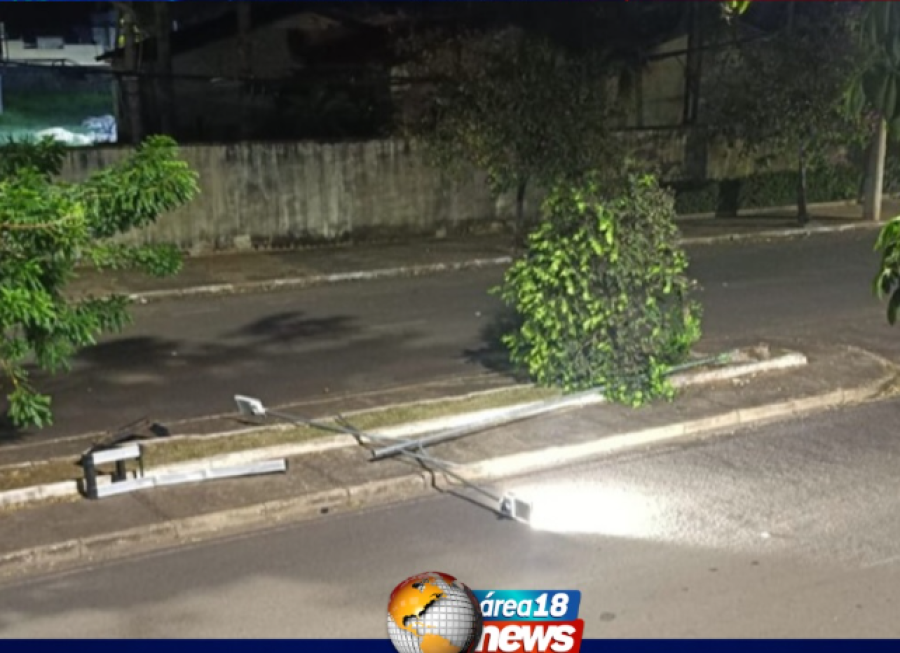HOMEM É PRESO APÓS FURTAR CAMINHÃO BITREM, ATINGIR POSTE E TENTAR FUGIR DA GCM EM ARAÇATUBA
