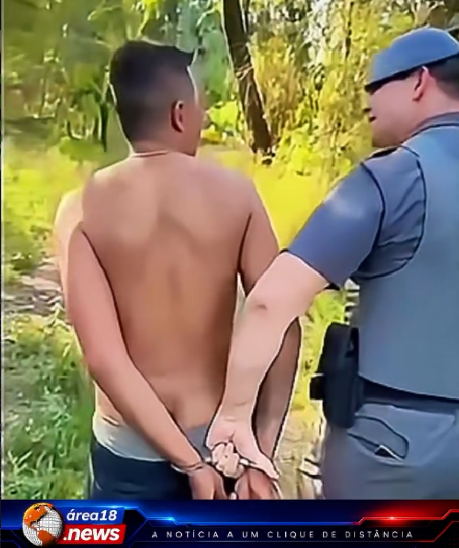 SUSPEITO TENTA FUGIR PARA ÁREA DE MATA, MAS É PRESO POR TRÁFICO DE DROGAS EM MIRANDÓPOLIS