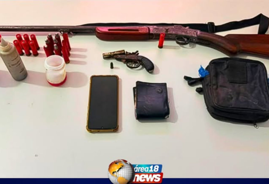 HOMEM FOGE DA PM, COLIDE COM BICICLETA E ACABA PRESO COM ARMAS EM PENÁPOLIS