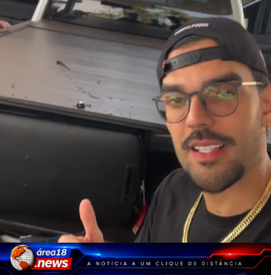 LUAN PEREIRA JÁ ESTÁ NA ESTRADA A CAMINHO DE LAVÍNIA PARA O SHOW DE HOJE