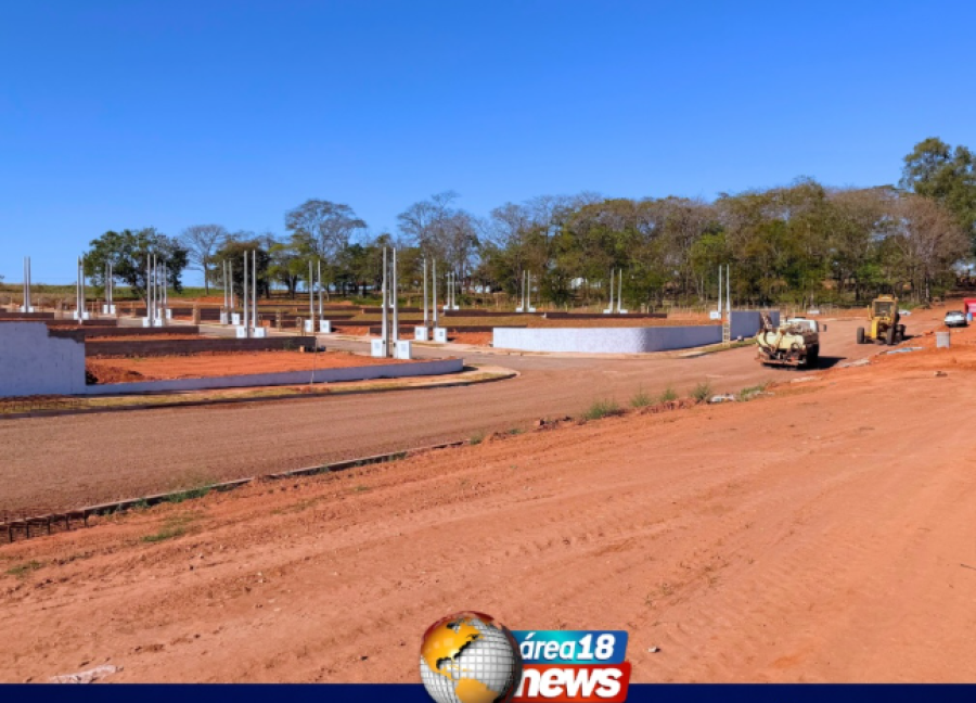 50 CASAS DA CDHU AVANÇAM E NOVO BAIRRO COMEÇA A GANHAR FORMA EM LAVÍNIA