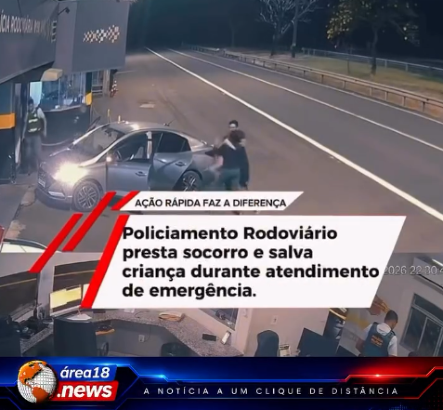 POLICIAIS RODOVIÁRIOS REANIMAM CRIANÇA DE 2 ANOS ENGASGADA NA SP-300, EM ANDRADINA