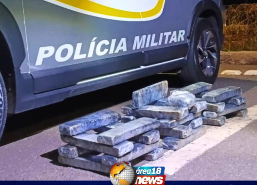 POLICIAMENTO RODOVIÁRIO APREENDE MAIS DE 26 KG DE DROGAS EM ÔNIBUS NA SP-300, EM ANDRADINA