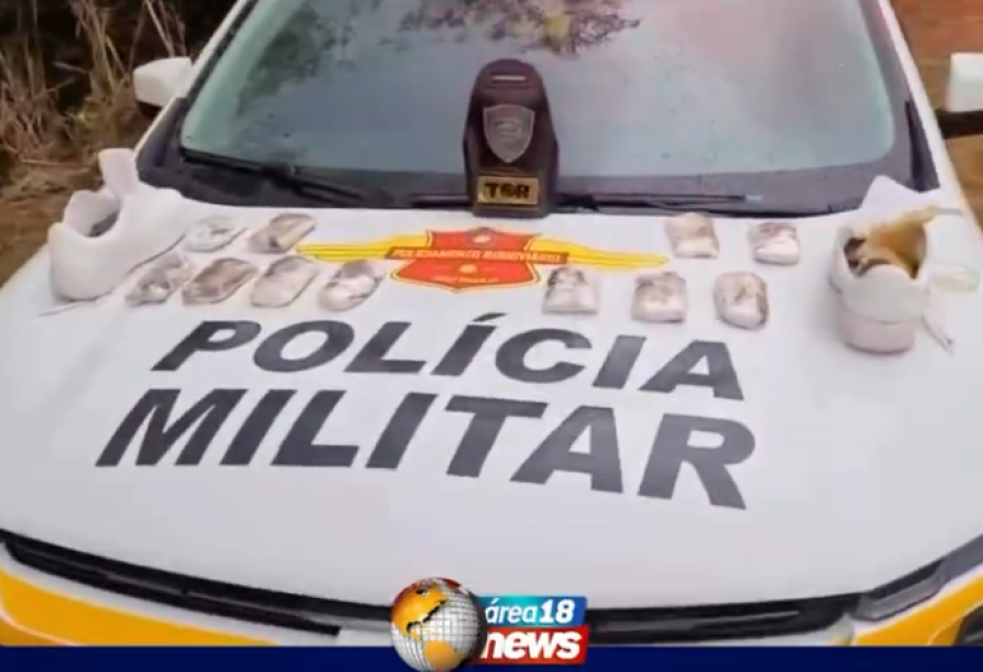 TOR PRENDE PASSAGEIRA COM 2 KG DE “DRY” ESCONDIDOS NA ROUPA E NOS TÊNIS EM ARAÇATUBA